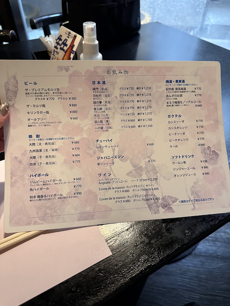 Menu Hanarenkon-1