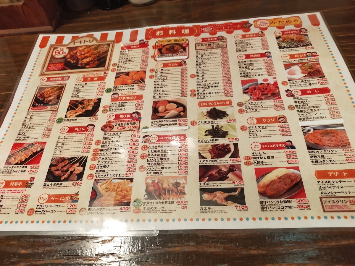 Menu Hanbe Umedahankyuhigashidori-2