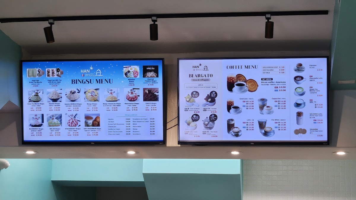 Menu Hanbingo 한빙고-7