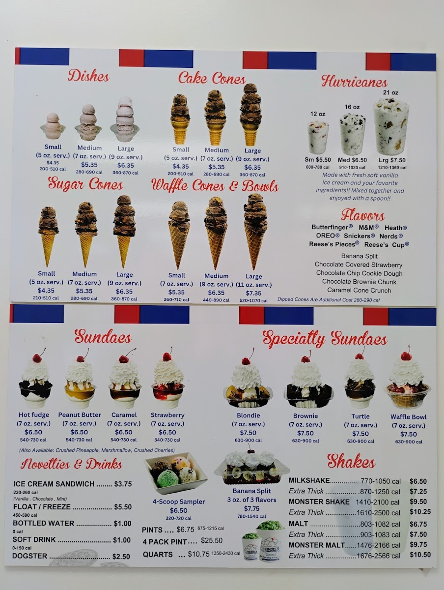 Menu Handel's Homemade Ice Cream-1