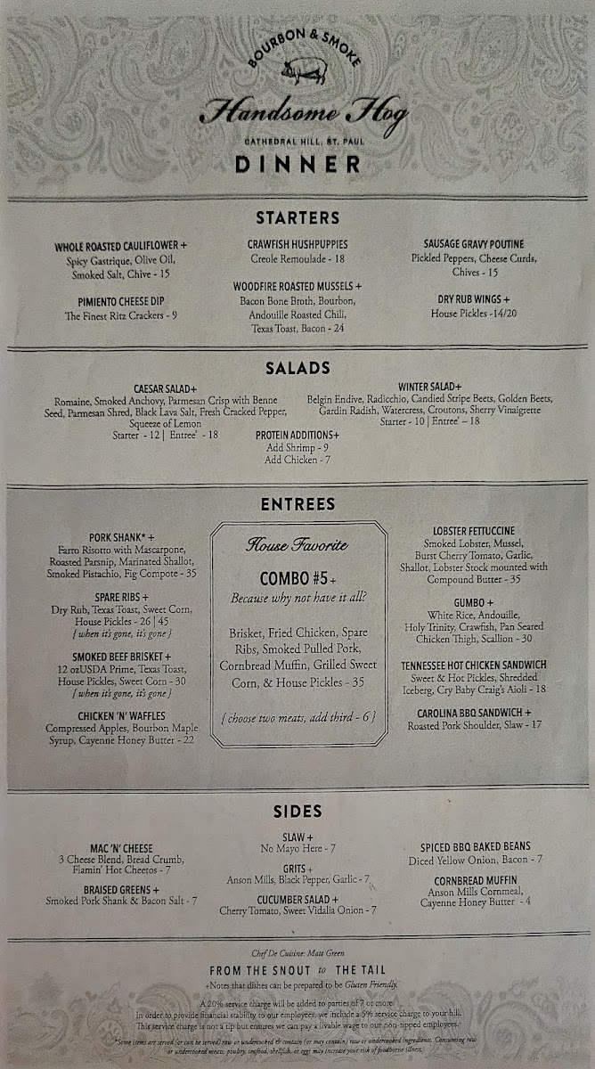 Menu Handsome Hog-3