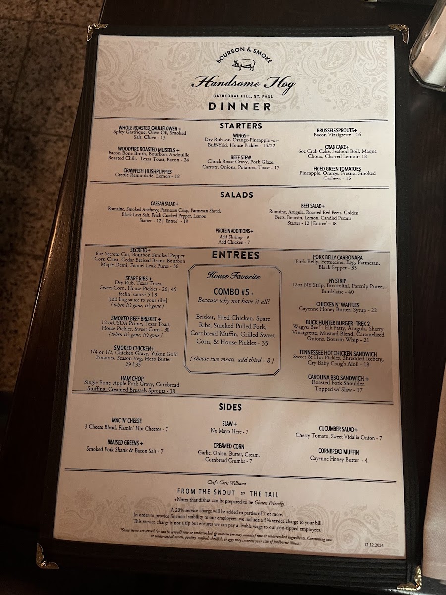 Menu Handsome Hog-4