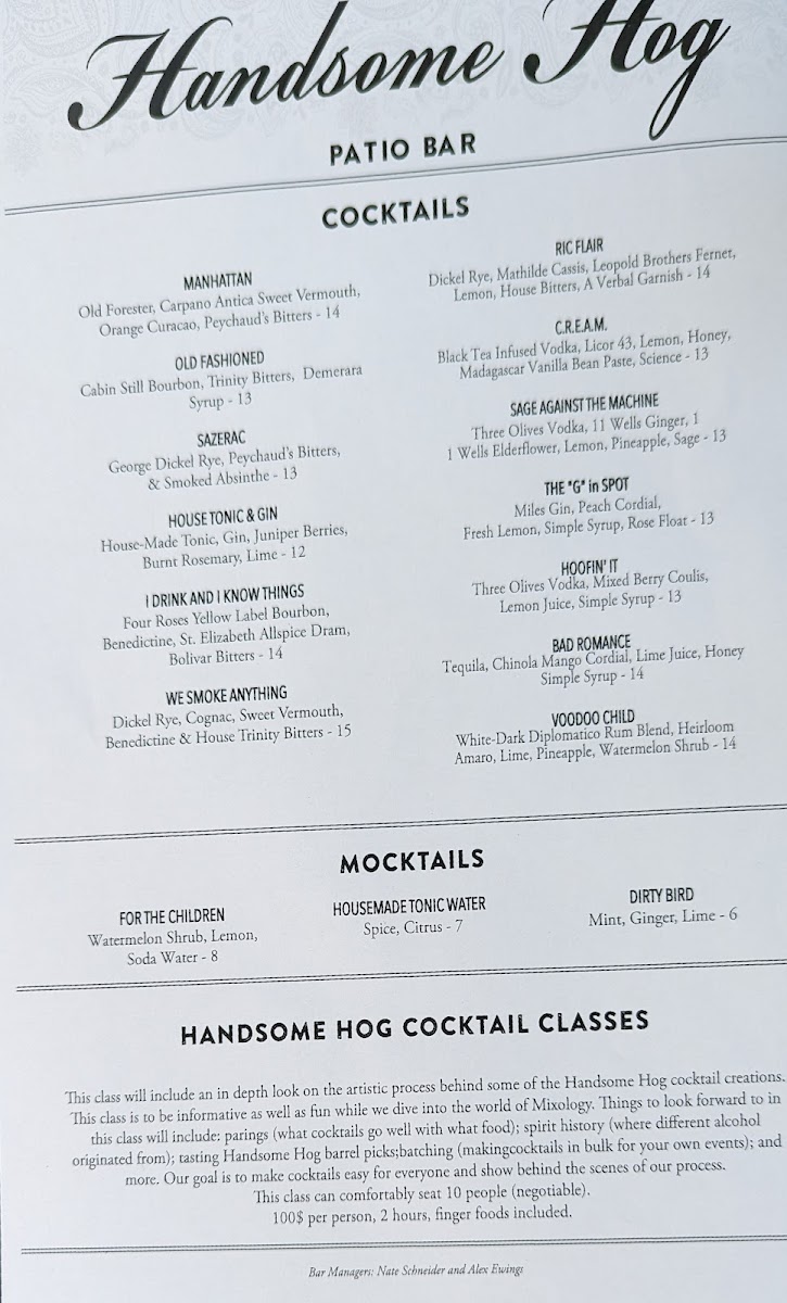 Menu Handsome Hog-6