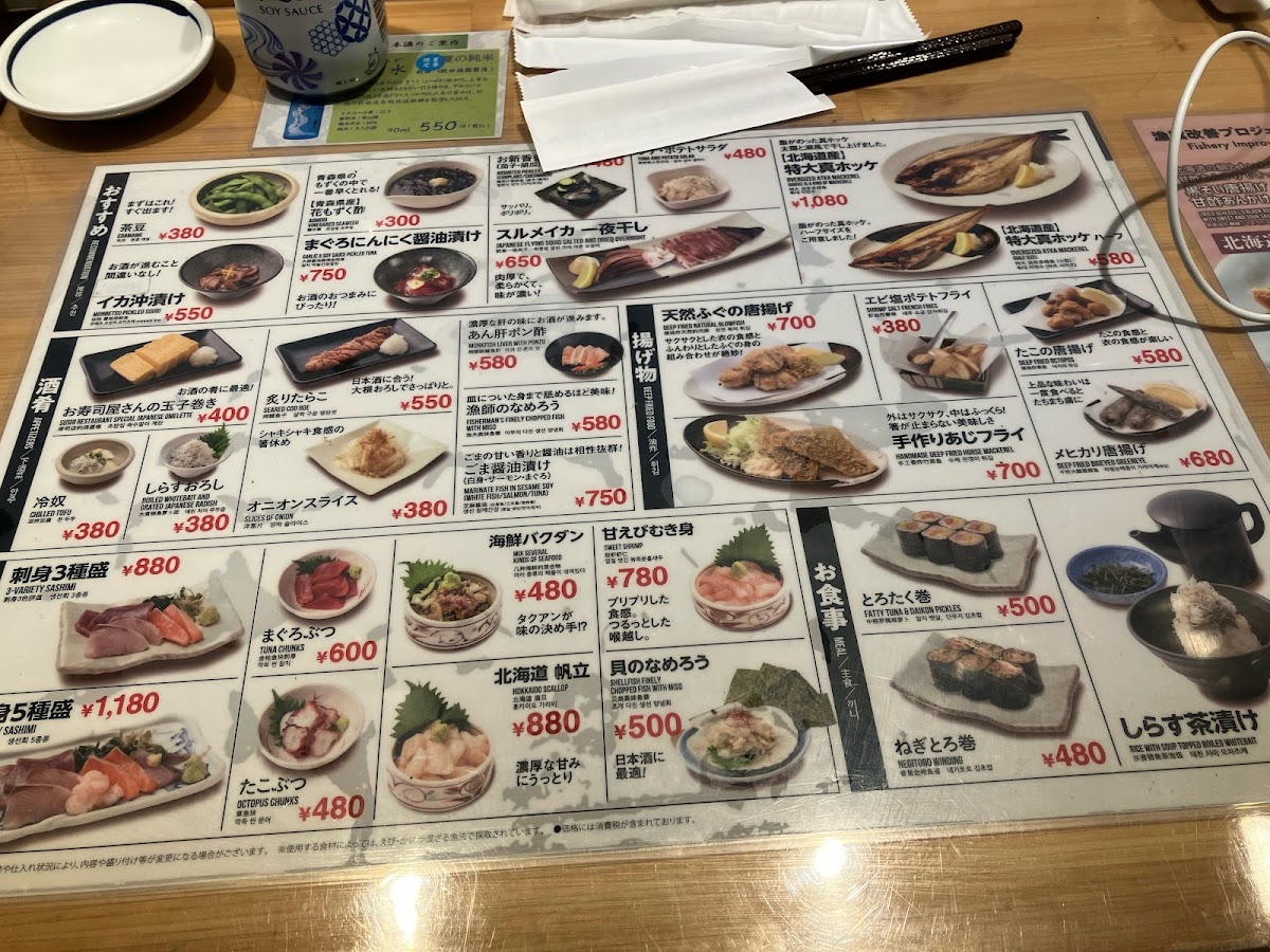 Menu Haneda Ichiba-7