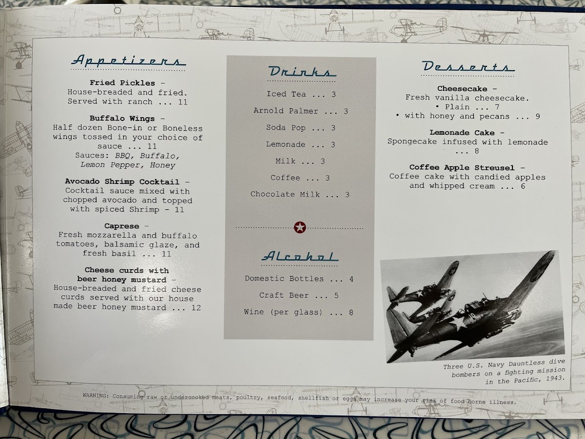 Menu Hangar 6 Air Cafe-4