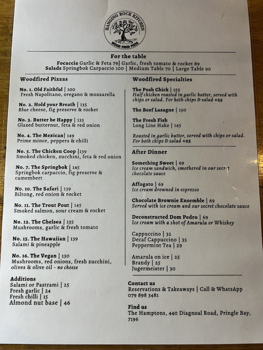 Menu Hanging Rock Kitchen-3