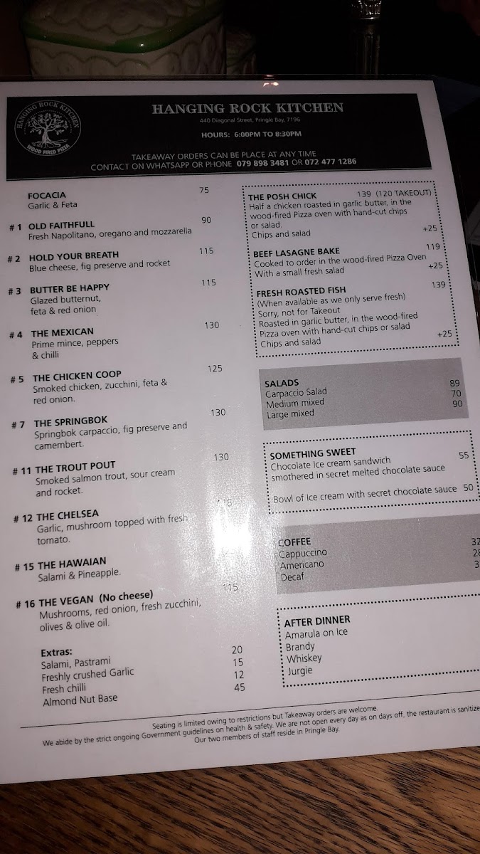 Menu Hanging Rock Kitchen-5