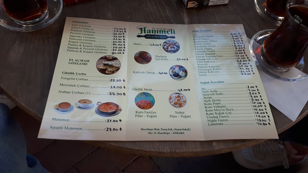 Menu Hanimeli Cay Evi-7