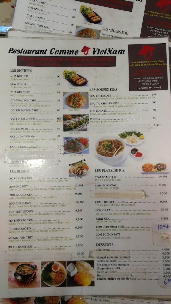 Menu Hanoï Au Vietnam-10