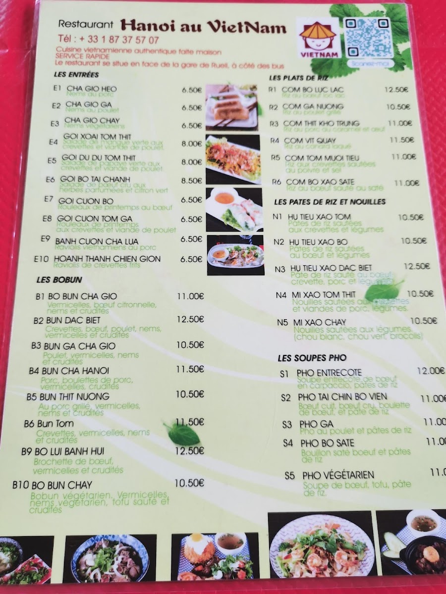 Menu Hanoï Au Vietnam-4