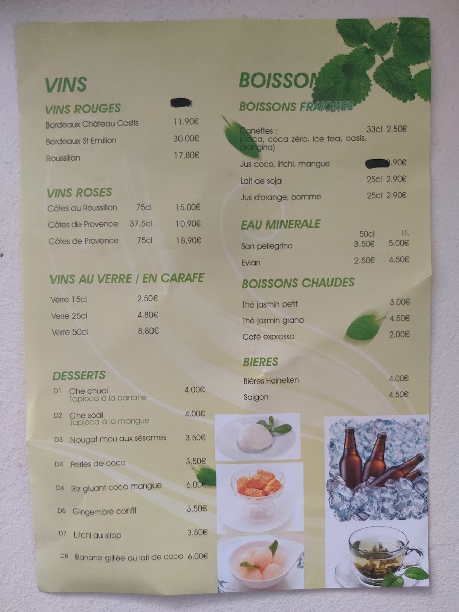 Menu Hanoï Au Vietnam-9