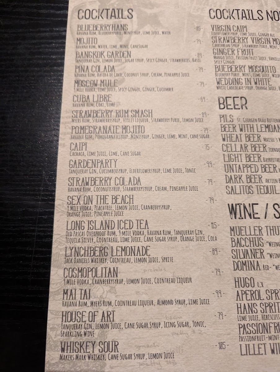 Menu Hanskaschber - Cocktailbar & Burger-8