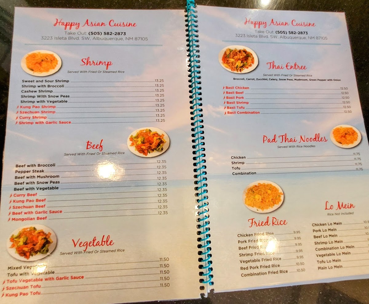 Menu Happy Asian Cuisine-1