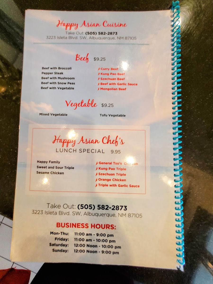 Menu Happy Asian Cuisine-9