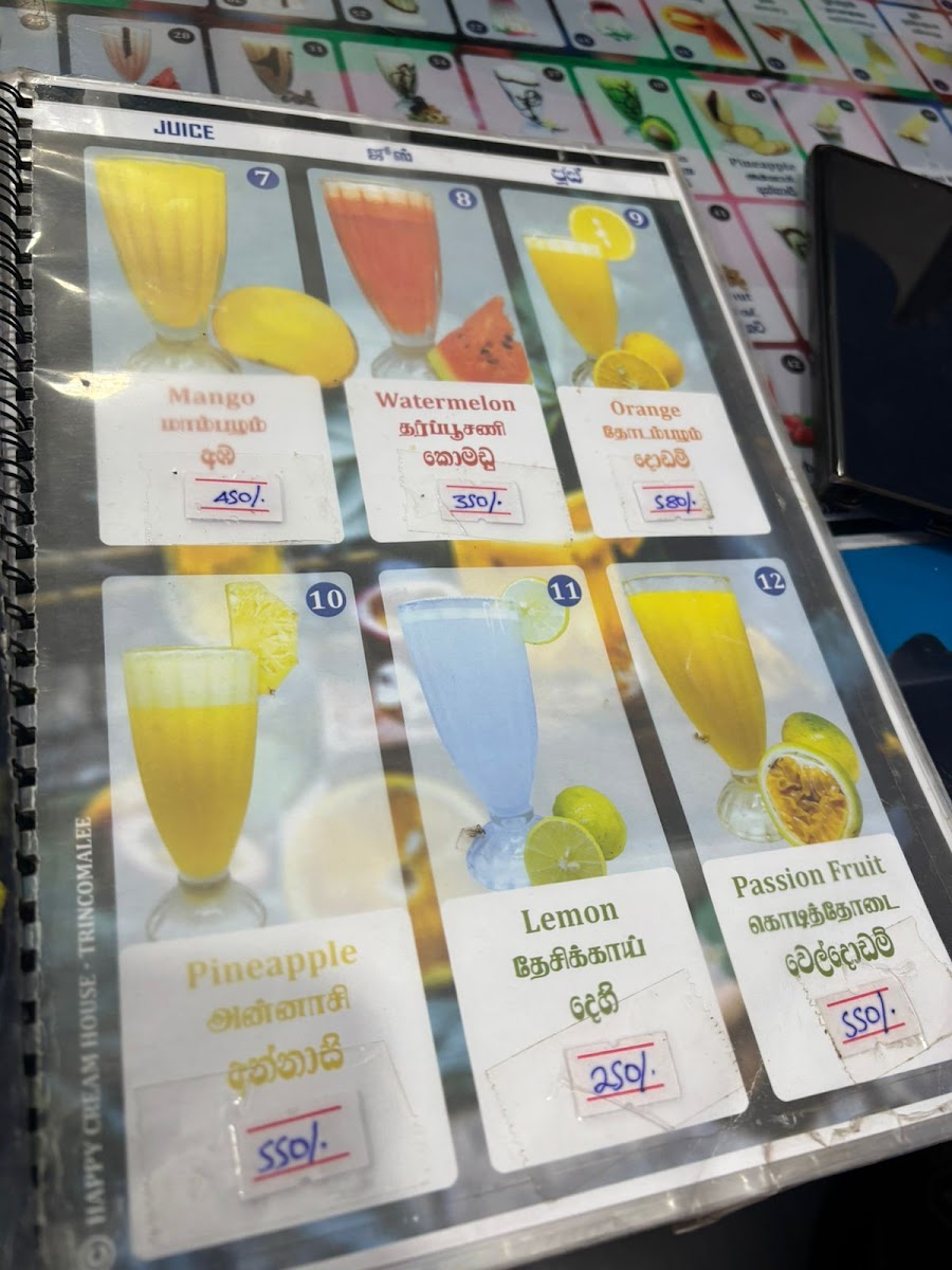 Menu Happy Cream House-5