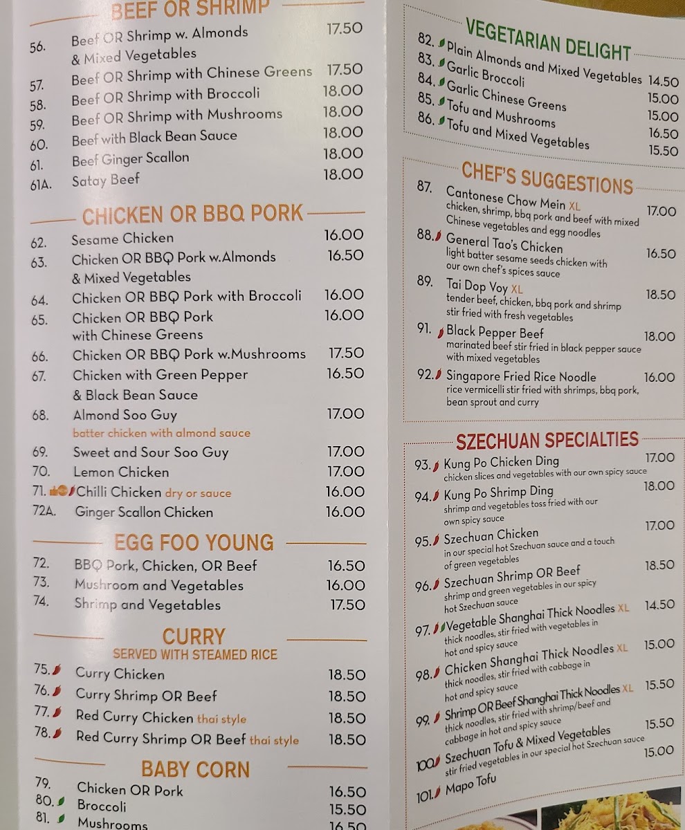 Menu Happy Dragon Express-2