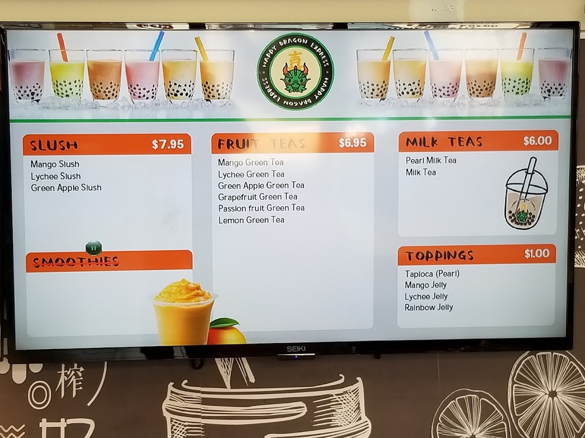 Menu Happy Dragon Express-3