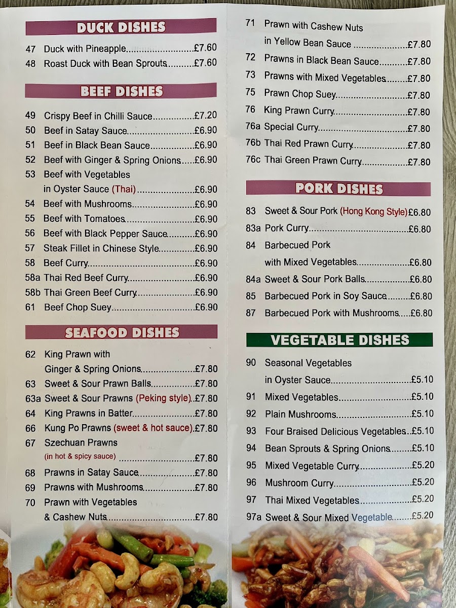 Menu Happy Dragon-1