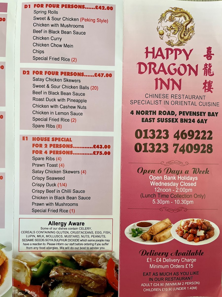 Menu Happy Dragon-3