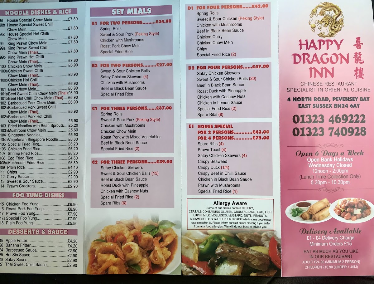 Menu Happy Dragon-5