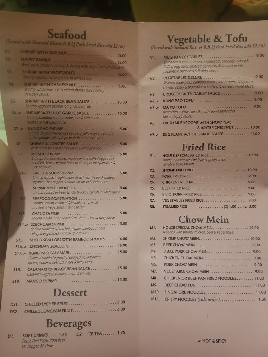Menu Happy Garden Chinese Restaurant-7