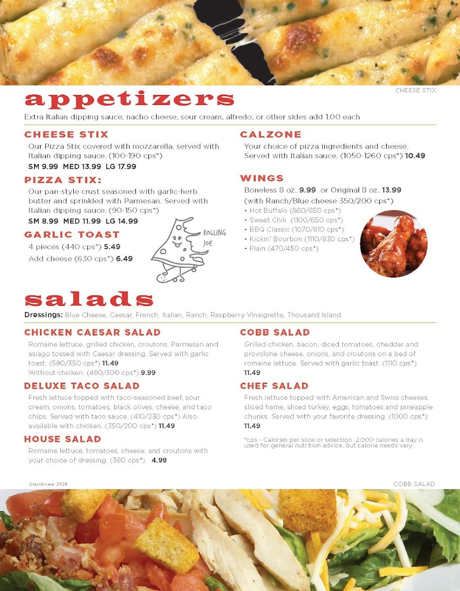 Menu Happy Joe's Pizza & Ice Cream - Muscatine- Grandview-1