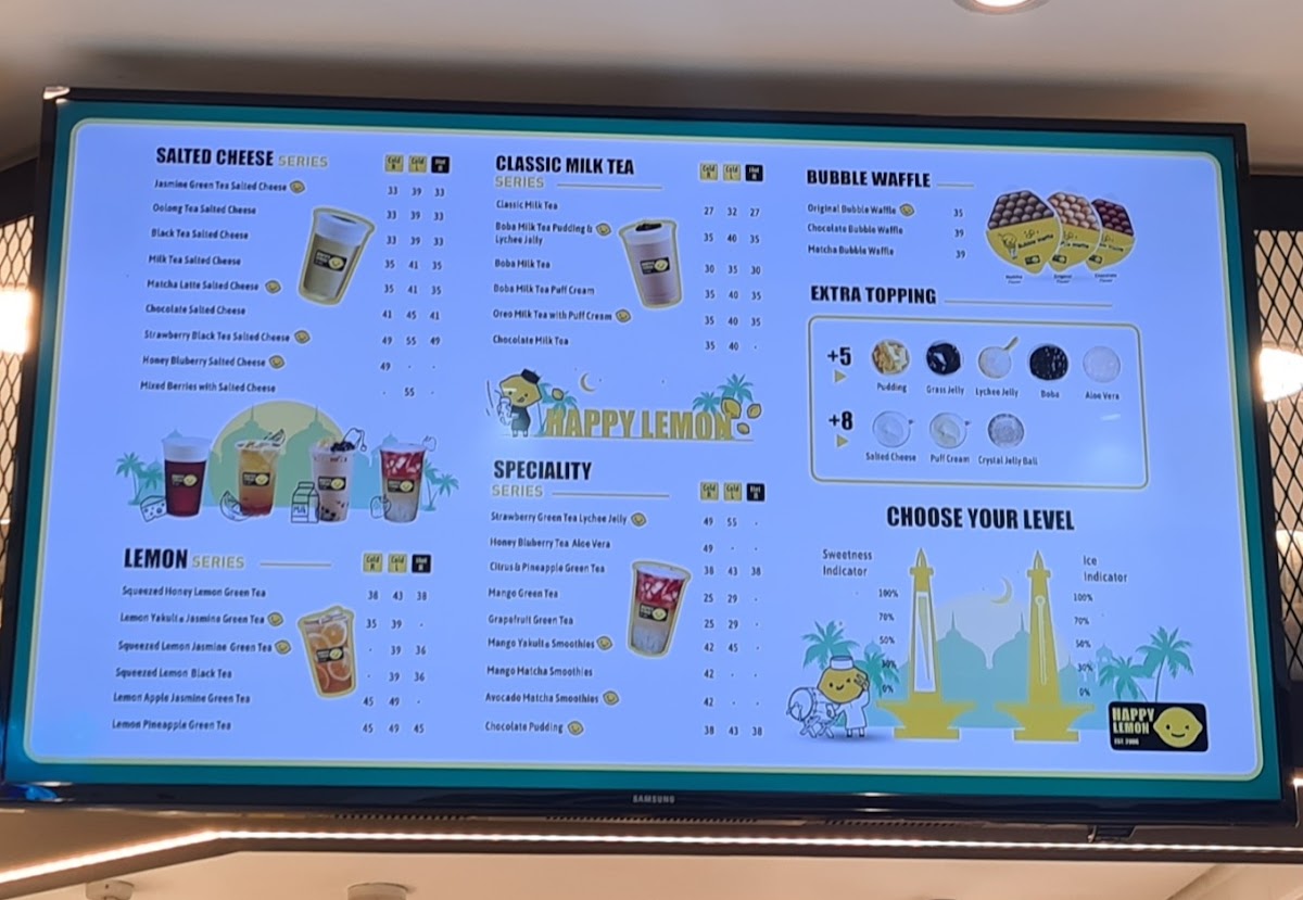 Menu Happy Lemon Sms-2