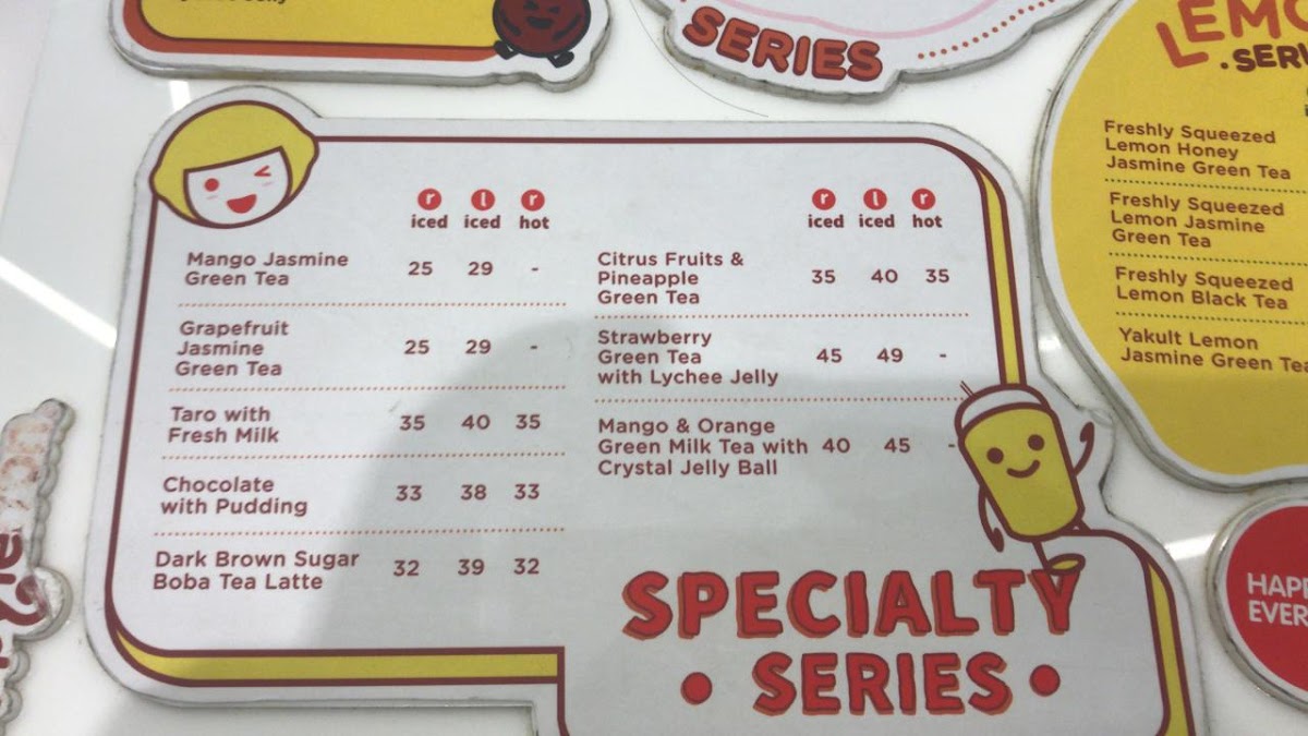 Menu Happy Lemon Sms-8