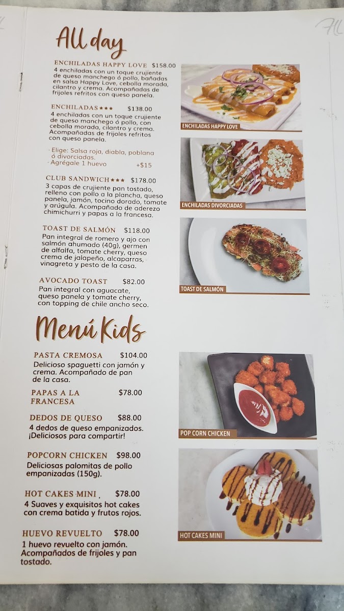 Menu Happy Love-1