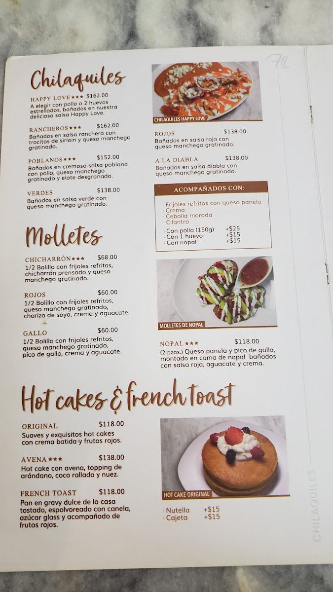 Menu Happy Love-2