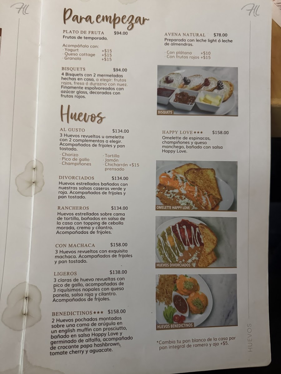 Menu Happy Love-3