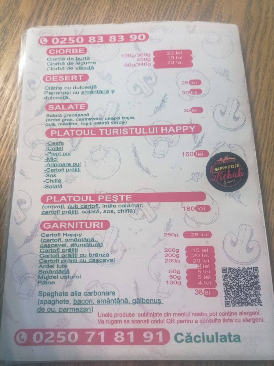 Menu Happy Pizza Kebab-4