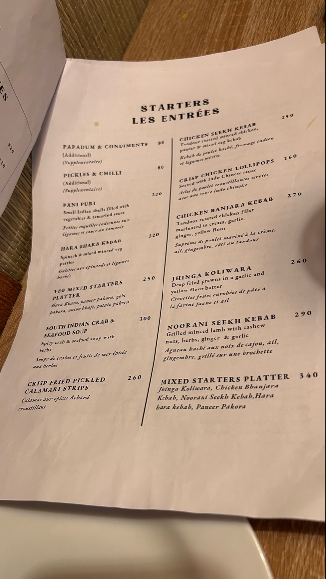 Menu Happy Rajah-2
