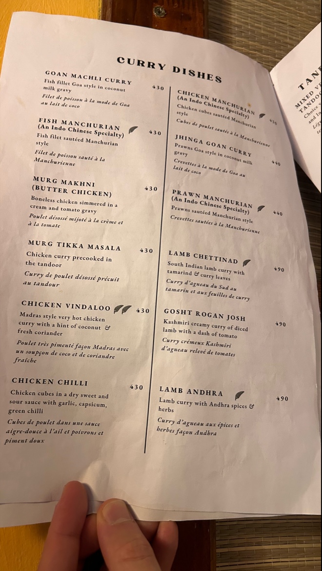 Menu Happy Rajah-3