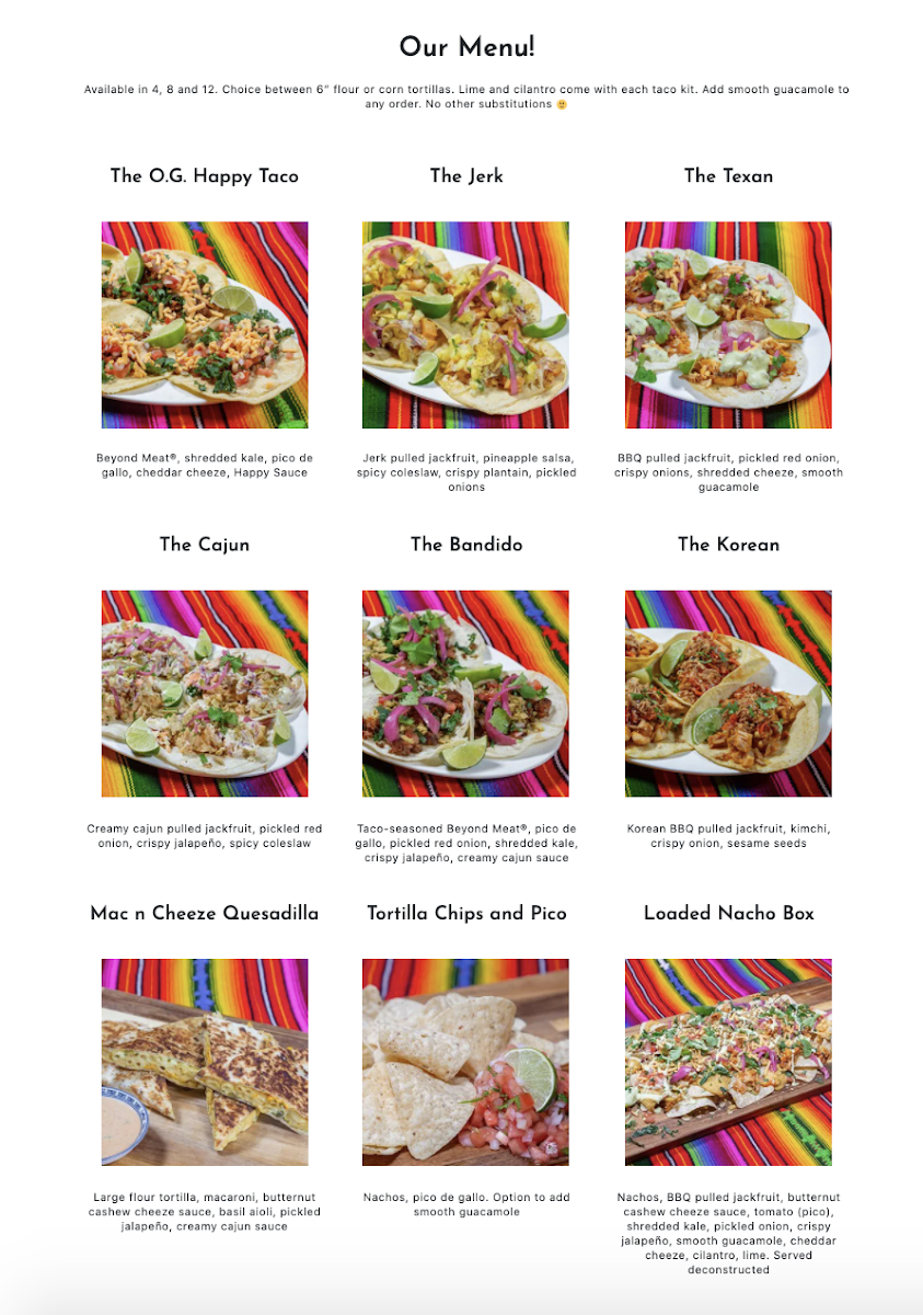 Happy Taco Menu-2