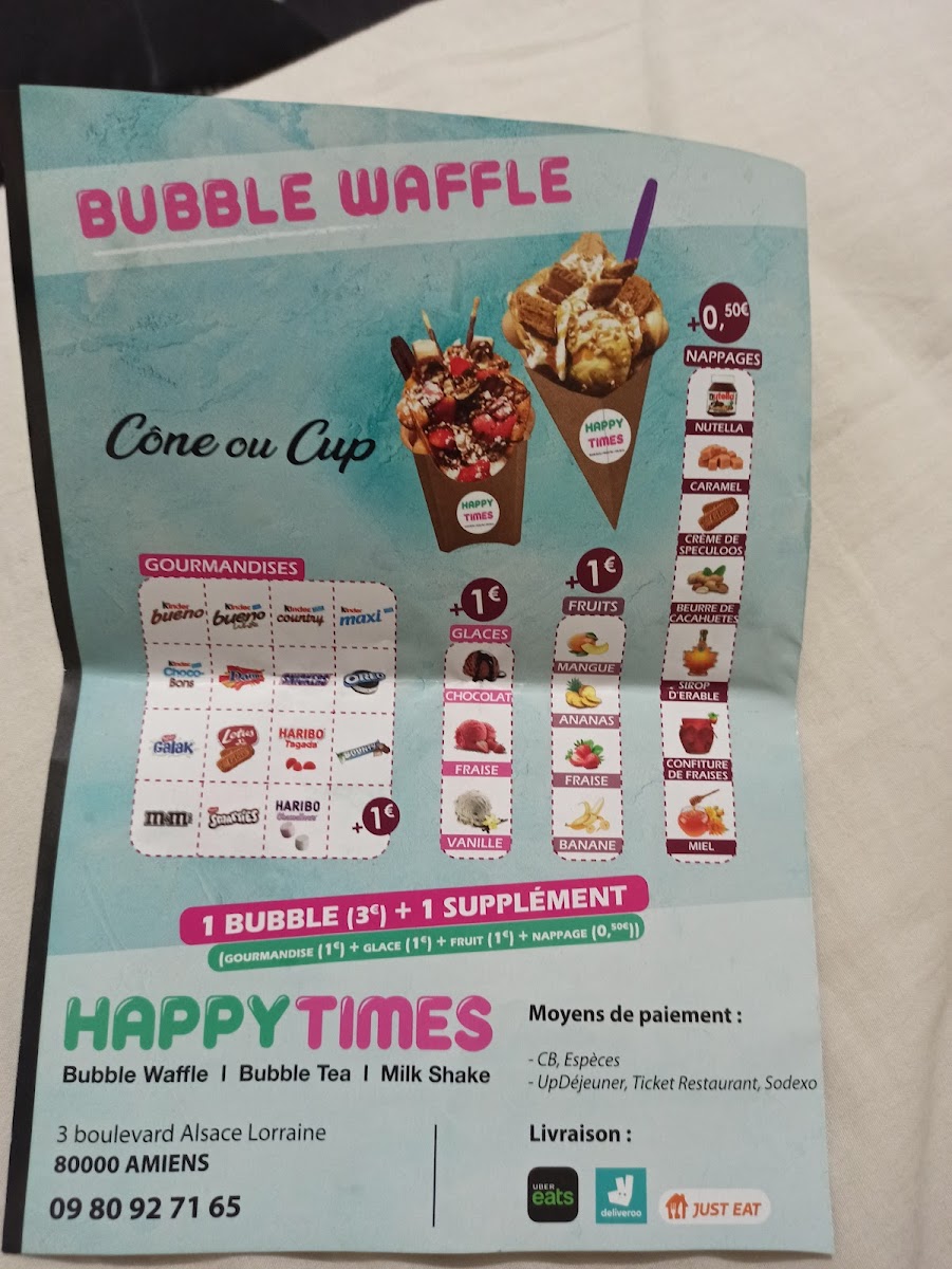 Menu Happy Times-5