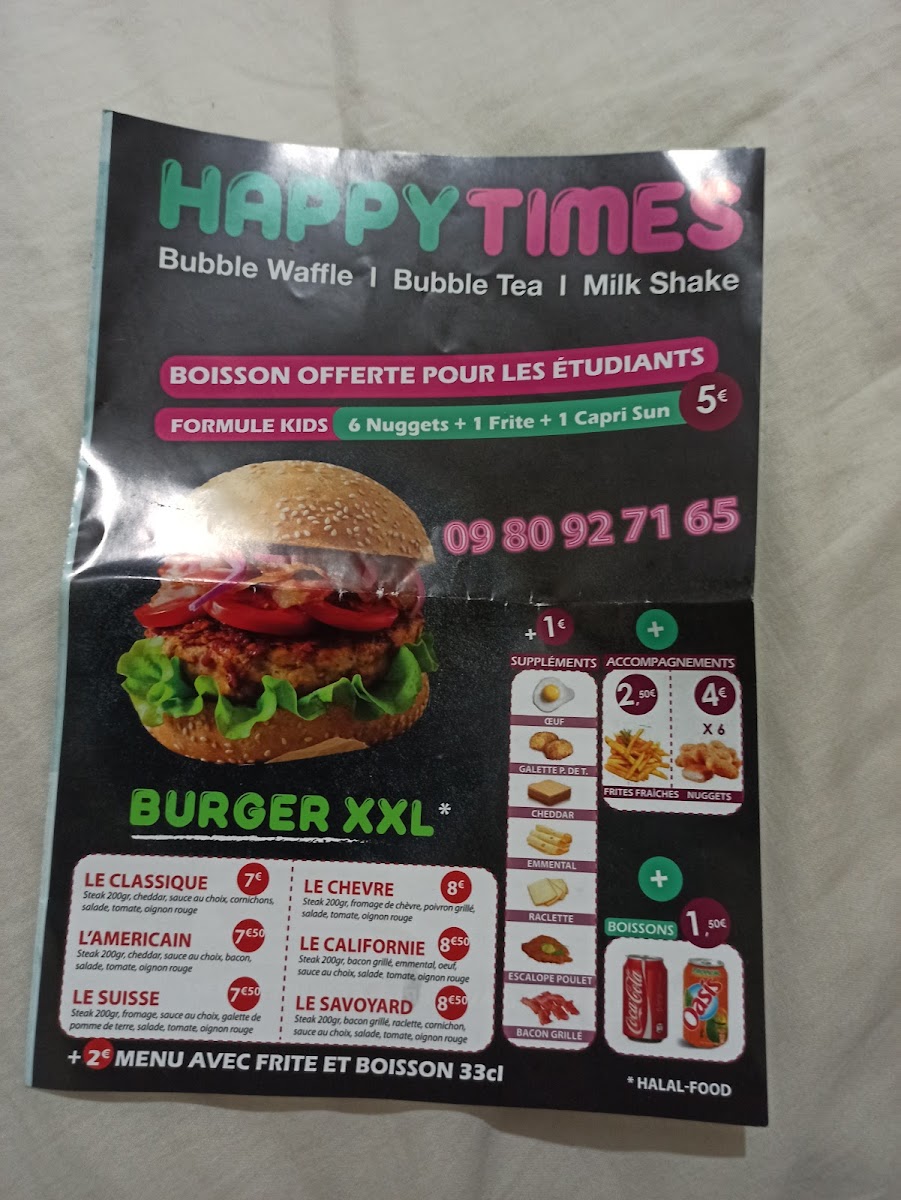 Menu Happy Times-6
