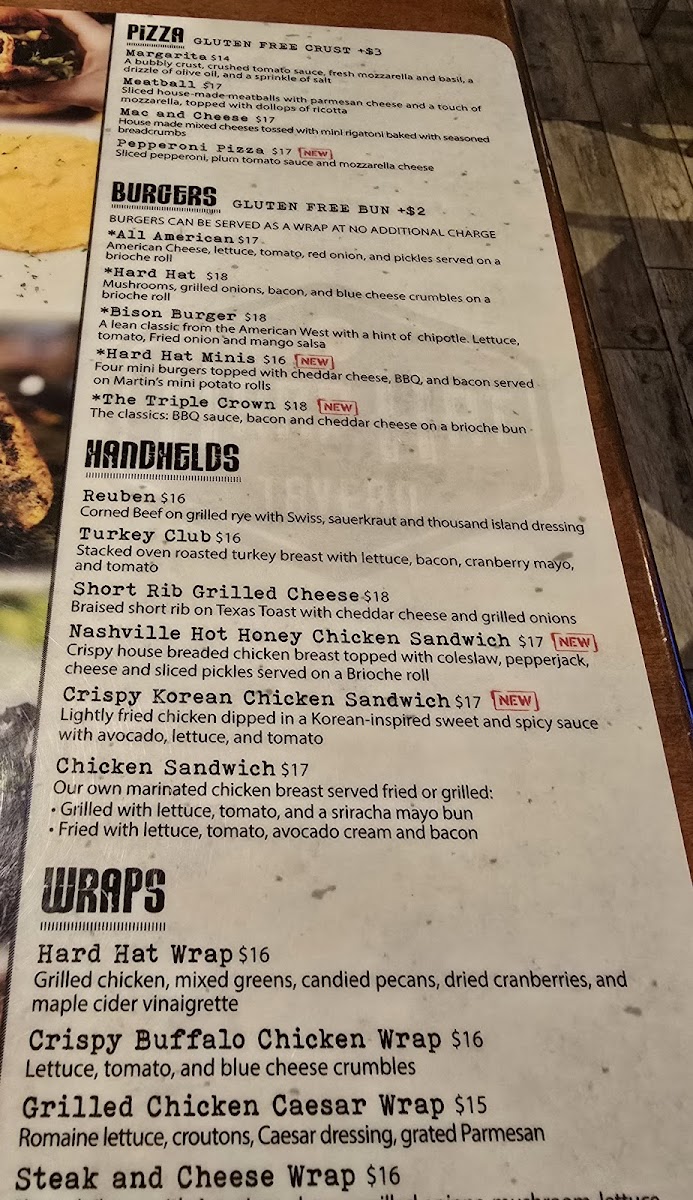 Menu Hard Hat Tavern-1