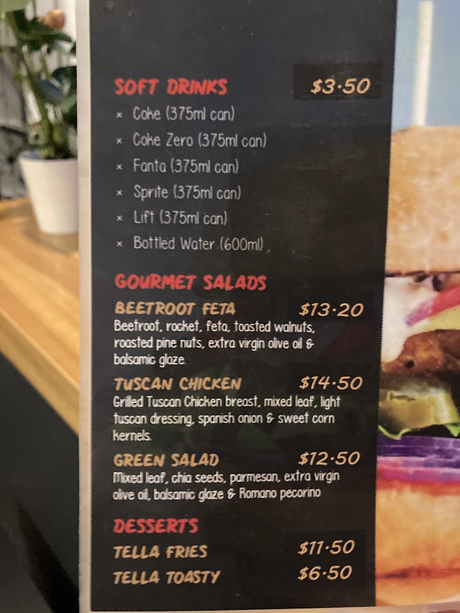 Menu Harding's Burger Joint-4
