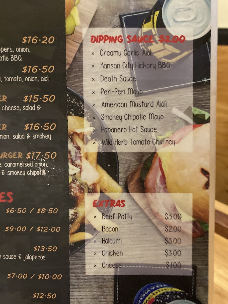 Menu Harding's Burger Joint-6