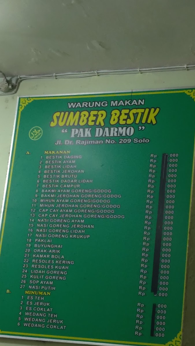 Menu Harjo Bestik Pasar Kembang-4