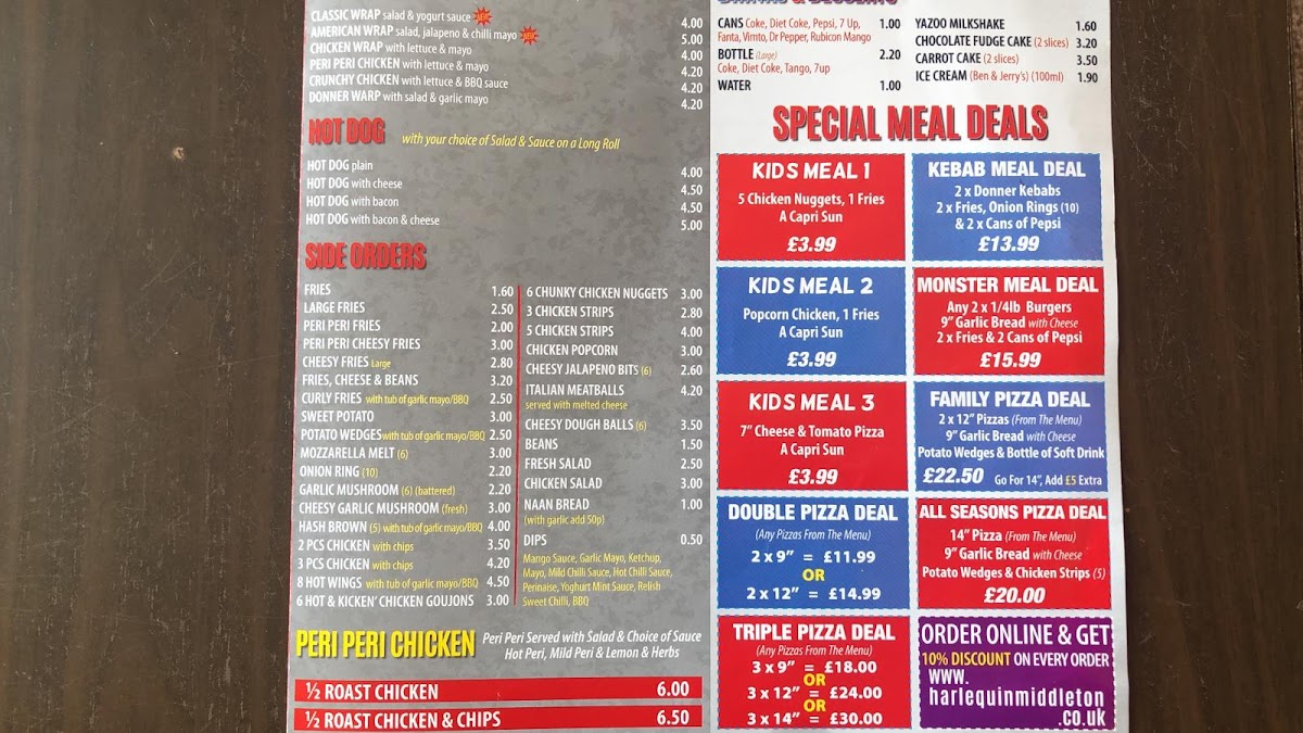 Menu Harlequins-2