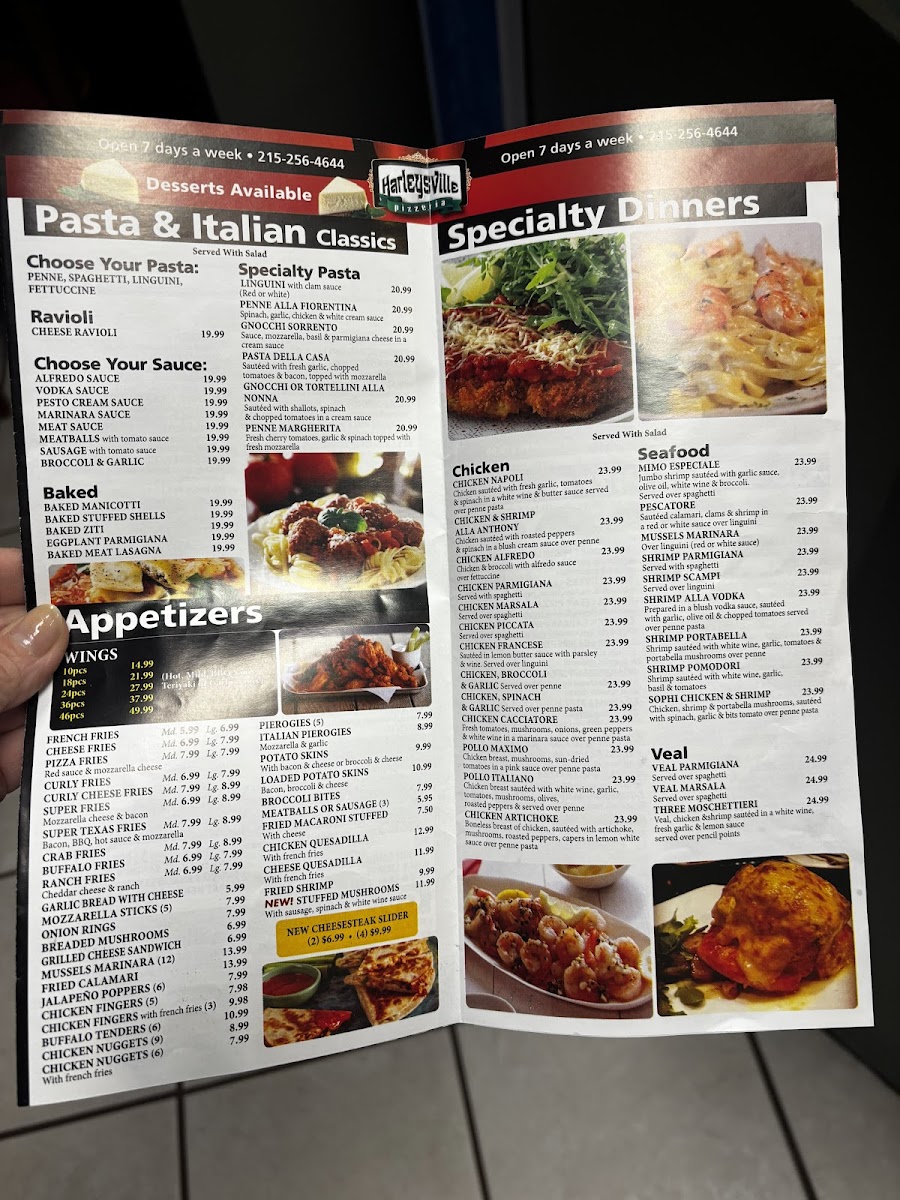 Menu Harleysville Pizzeria-1