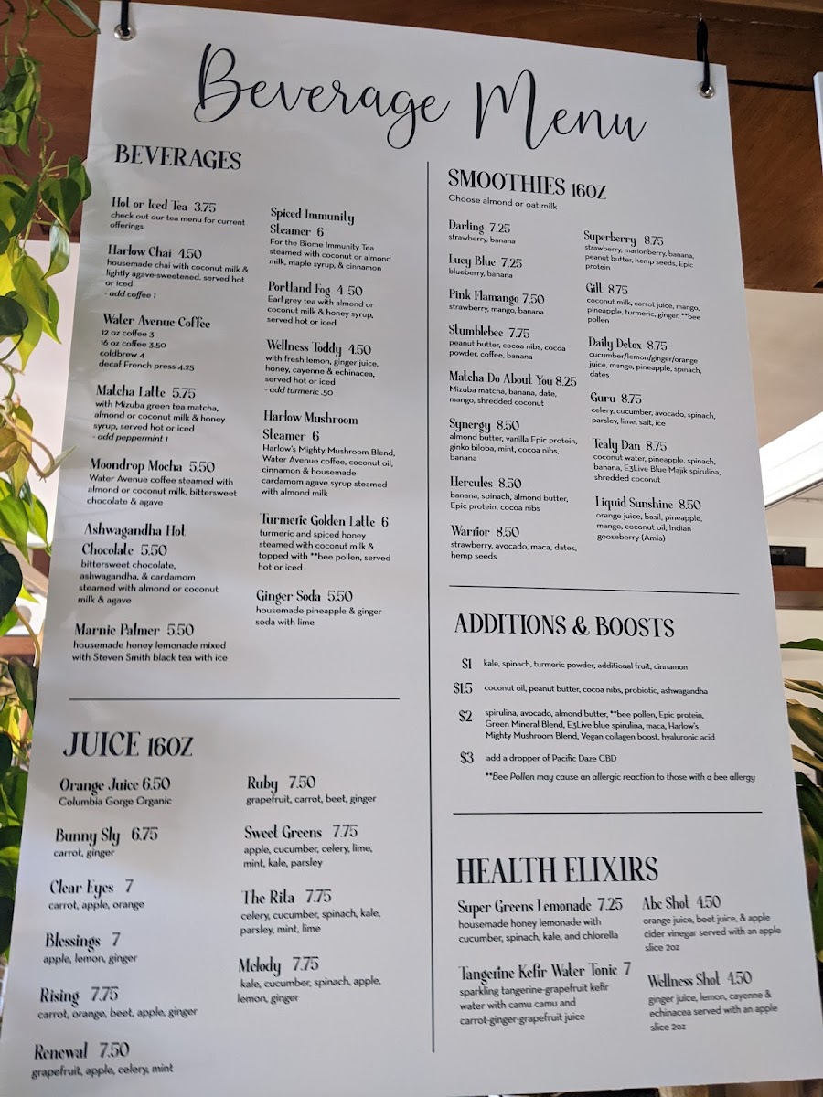Menu Harlow-1