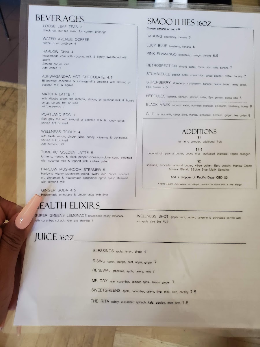 Menu Harlow-6