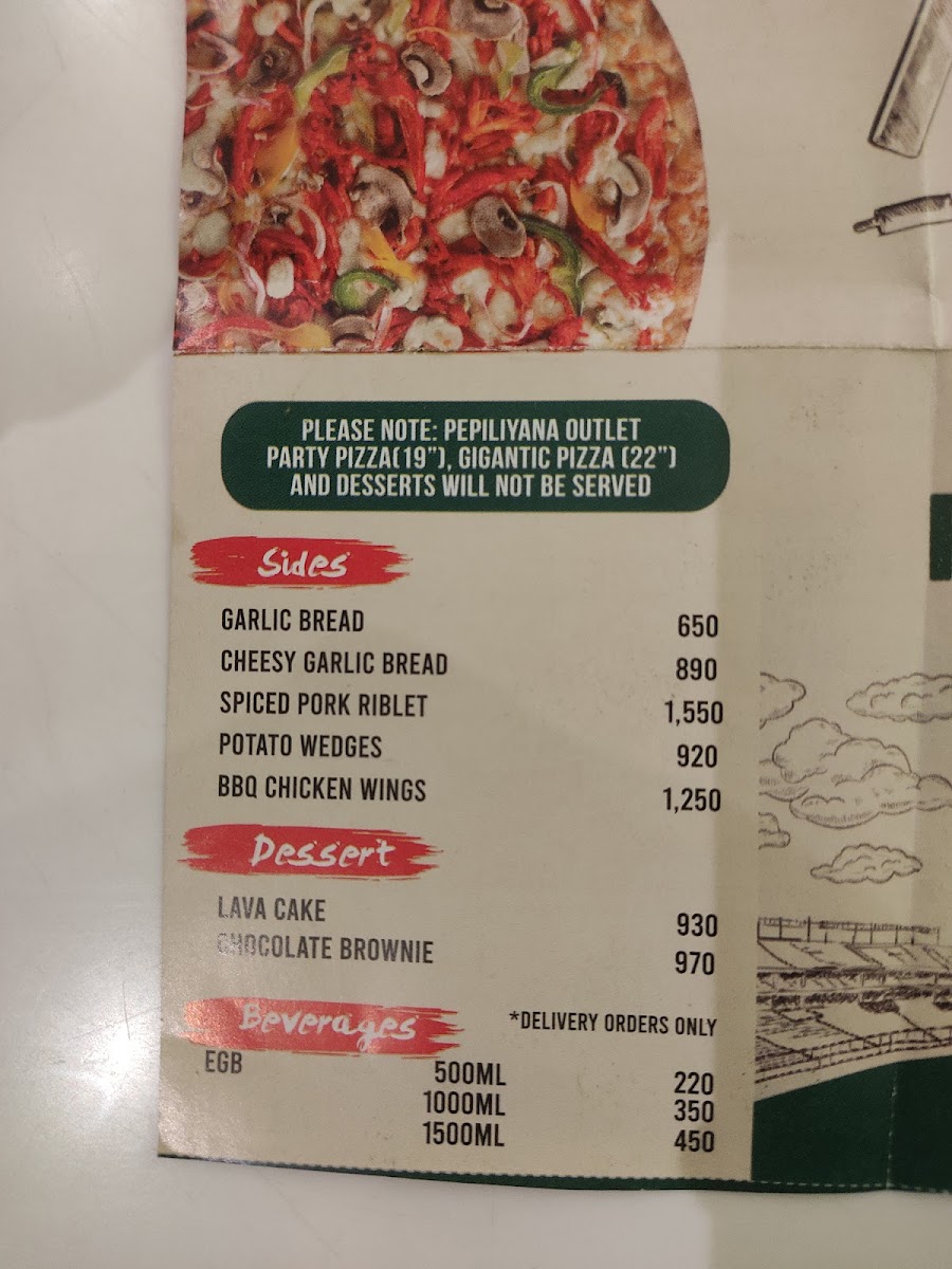 Menu Harpos Pizza And Pasta Nugegoda-2