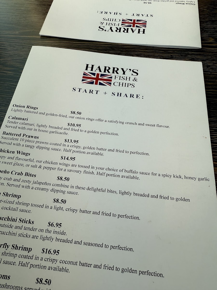 Menu Harry's Fish & Chips-10