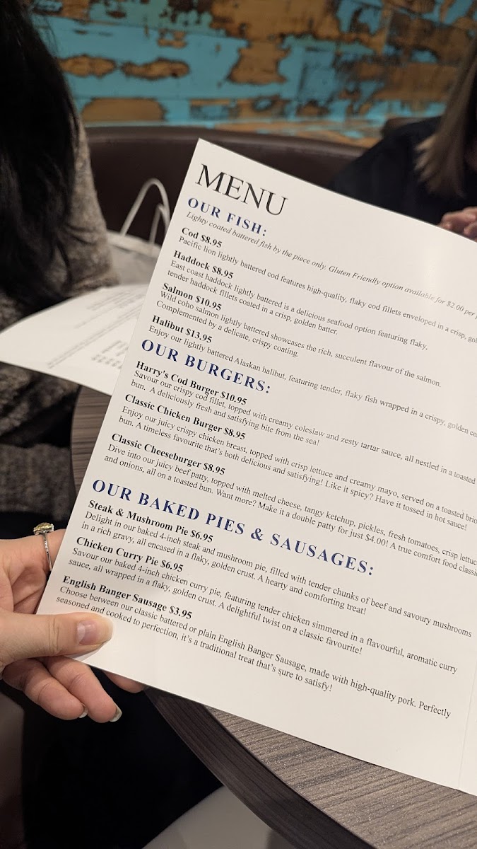 Menu Harry's Fish & Chips-4