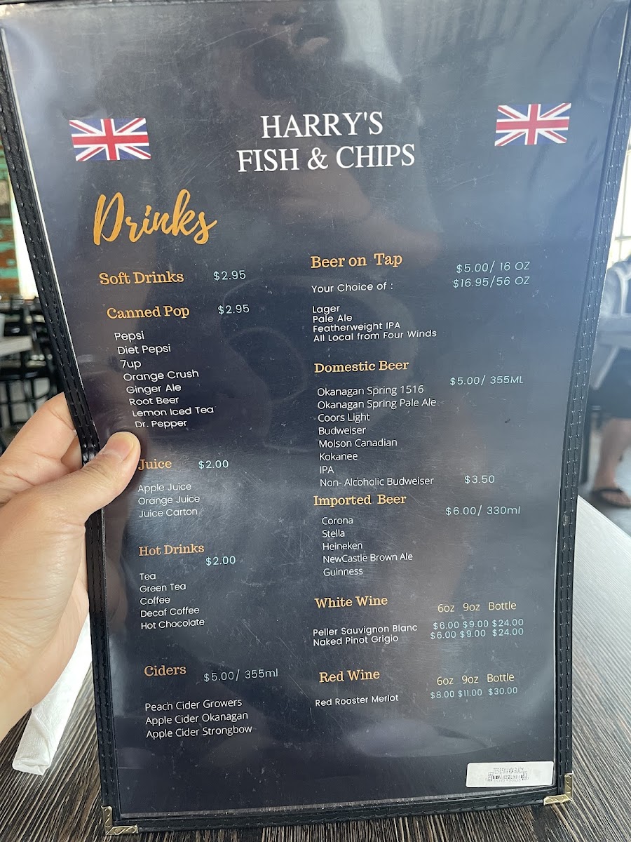 Menu Harry's Fish & Chips-8