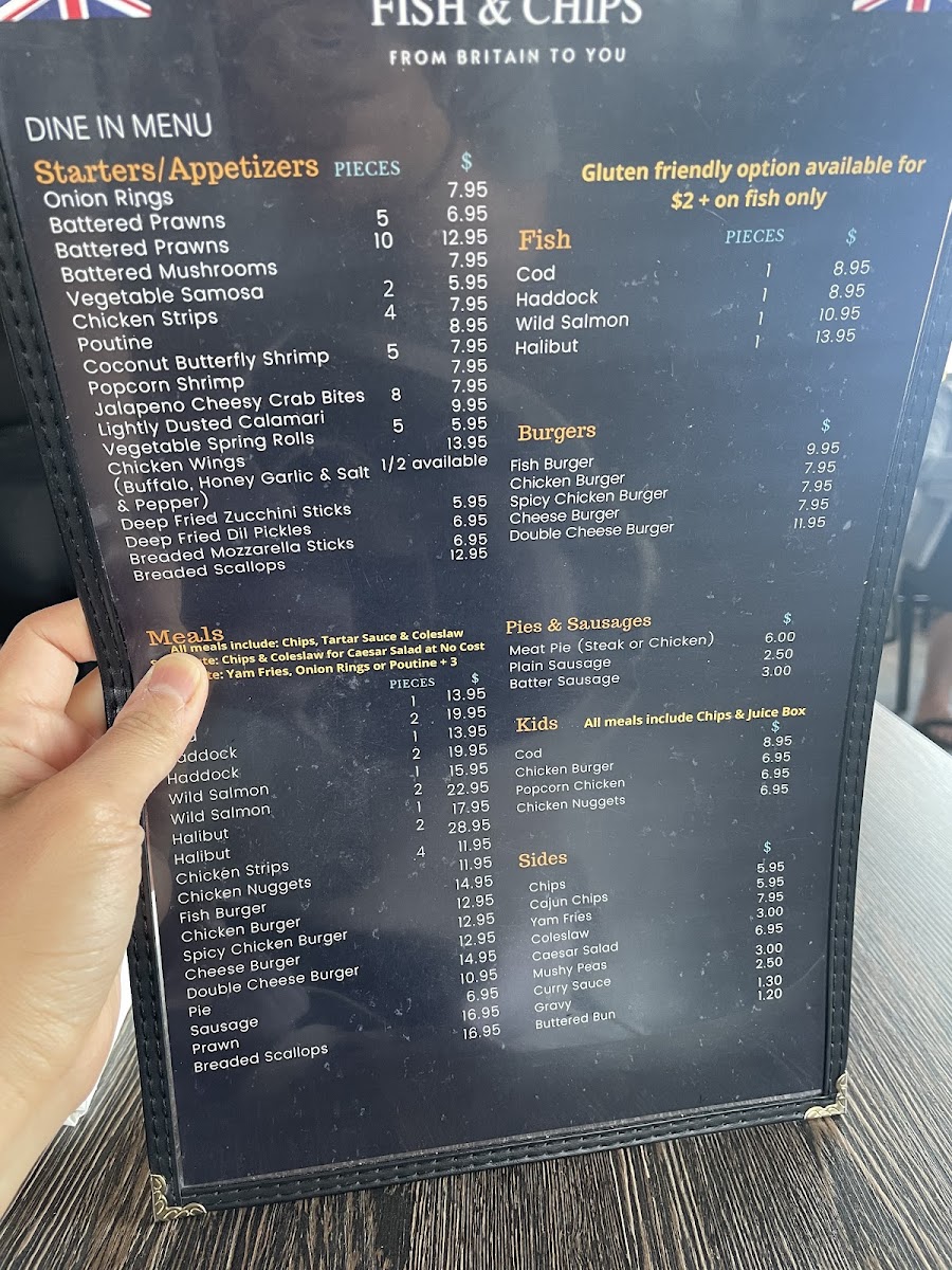 Menu Harry's Fish & Chips-9